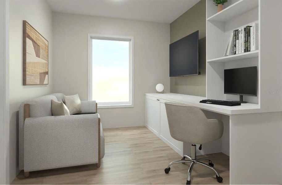 Furnished interior view inside a new home in , Longwood (Image 12).