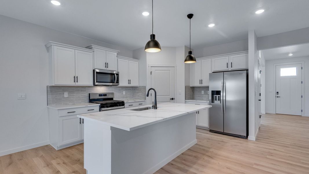 Furnished interior view inside a new home in Vista Meadows, Fort Lupton (Image 5).