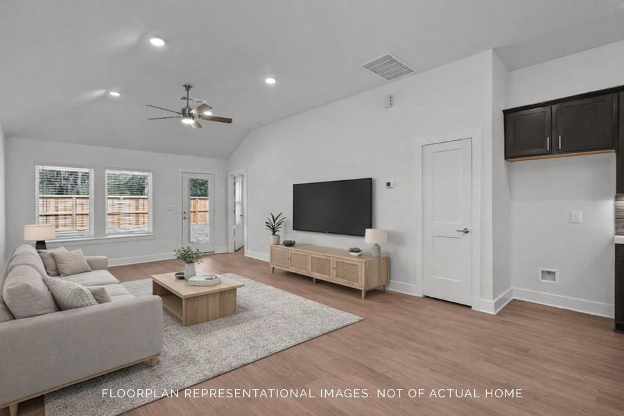 Furnished interior view inside a new home in Summerview, Fulshear (Image 5).