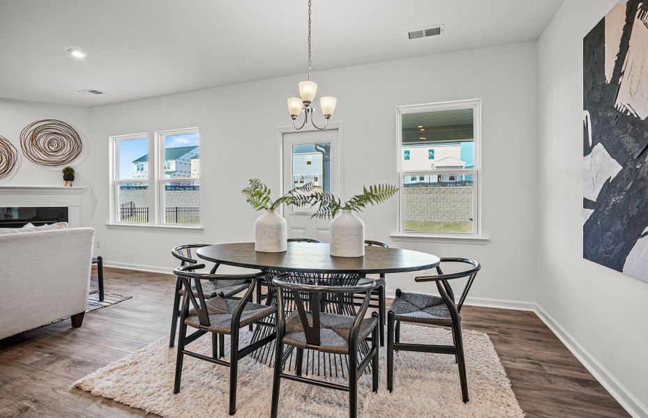 Furnished interior view inside a new home in Parkside Crossing, Charlotte (Image 6).