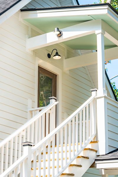 Exterior details and patio area of a home in , Johns Island (Image 3).