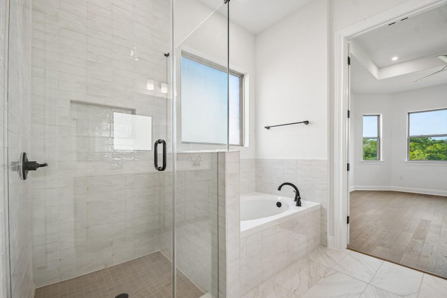 Furnished interior view inside a new home in Sauls Ranch, Round Rock (Image 11).