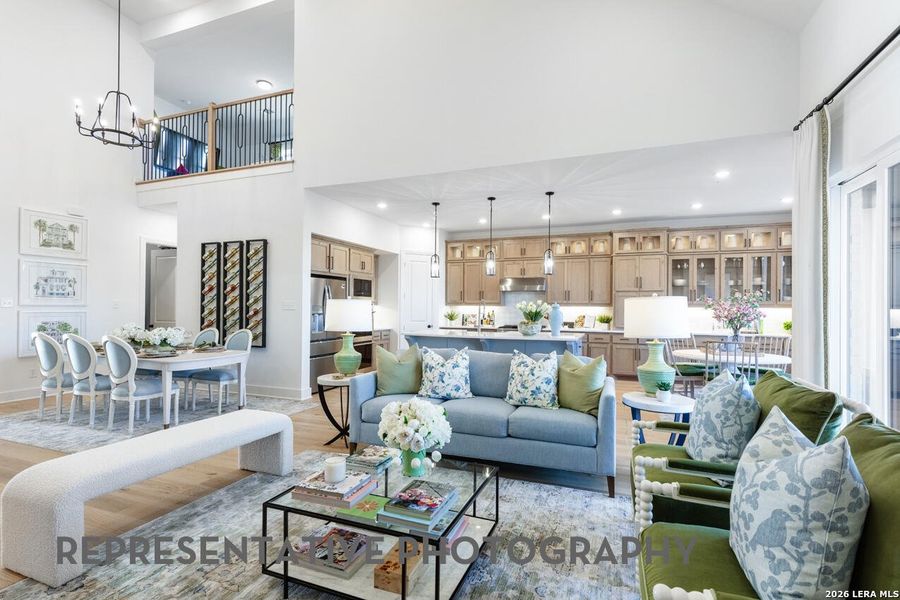 Furnished interior view inside a new home in Mont Blanc, Schertz (Image 5).