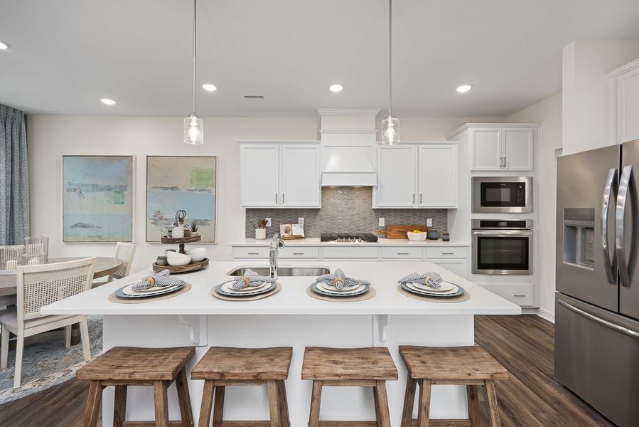 Representative furnished interior of a home built from the The Wake by Davidson Homes LLC in Gregory Village Townhomes, Lillington (Image 10).