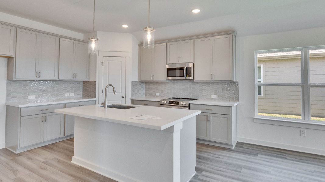 Furnished interior view inside a new home in Hunters Glen, Jarrell (Image 6).