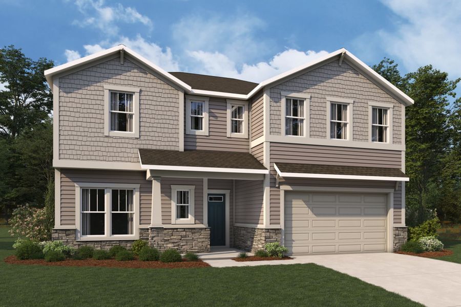 Representative exterior photo of a completed home built from the Magnolia by Mattamy Homes in RiverTown, St. Johns, FL (Image 2). Representative exterior photo of a completed home built from the Magnolia by Mattamy Homes in RiverTown, St. Johns, FL (Image 2).