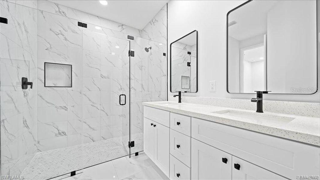 Furnished interior view inside a new home in , Lehigh Acres (Image 6).