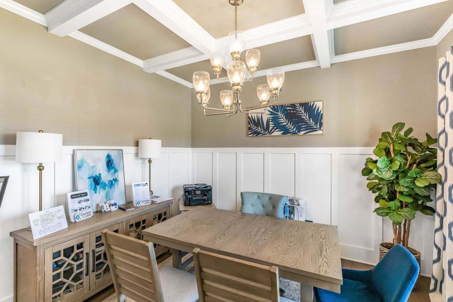 Representative furnished interior of a home built from the Carver by Caviness & Cates Communities in Maggie Way, Wendell (Image 44).