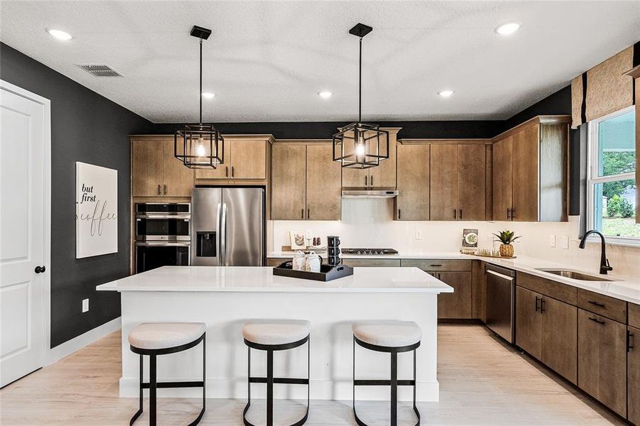 Furnished interior view inside a new home in Eden Crest, Apopka (Image 2). Furnished interior view inside a new home in Eden Crest, Apopka (Image 2).