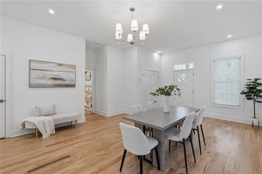 Furnished interior view inside a new home in , Atlanta (Image 18).