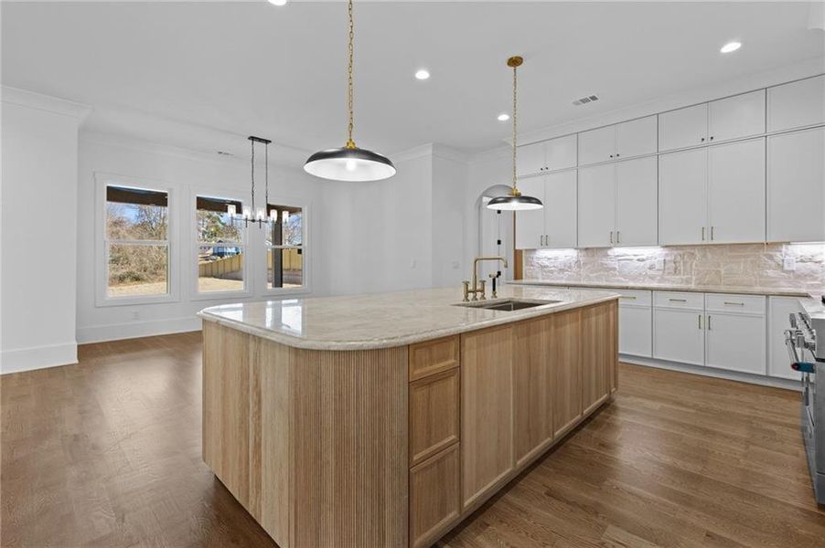 Furnished interior view inside a new home in , Dacula (Image 23).