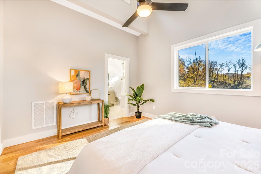 Vaulted Ceilings and abundant natural light