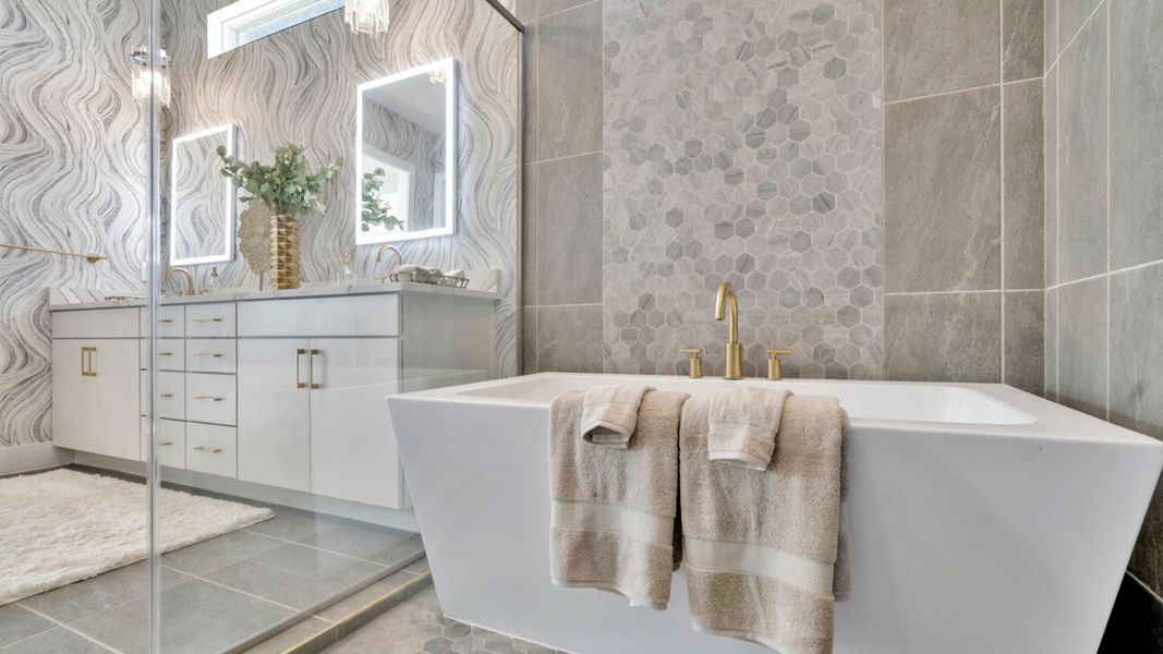 Representative furnished interior of a home built from the Grand Osprey by DRB Homes in Eagles Cove at Mirada, San Antonio (Image 11). Representative furnished interior of a home built from the Grand Osprey by DRB Homes in Eagles Cove at Mirada, San Antonio (Image 11).