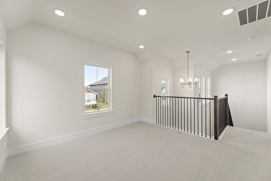 Spacious, unfurnished interior of a new home in Carriage Collection at Painted Tree, McKinney (Image 23).