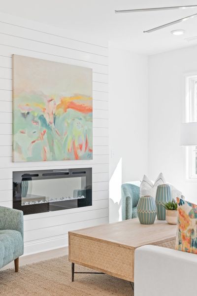 Representative furnished interior of a home built from the Tilley by McKee Homes in Anchors Bend Townes, Wilmington (Image 3).