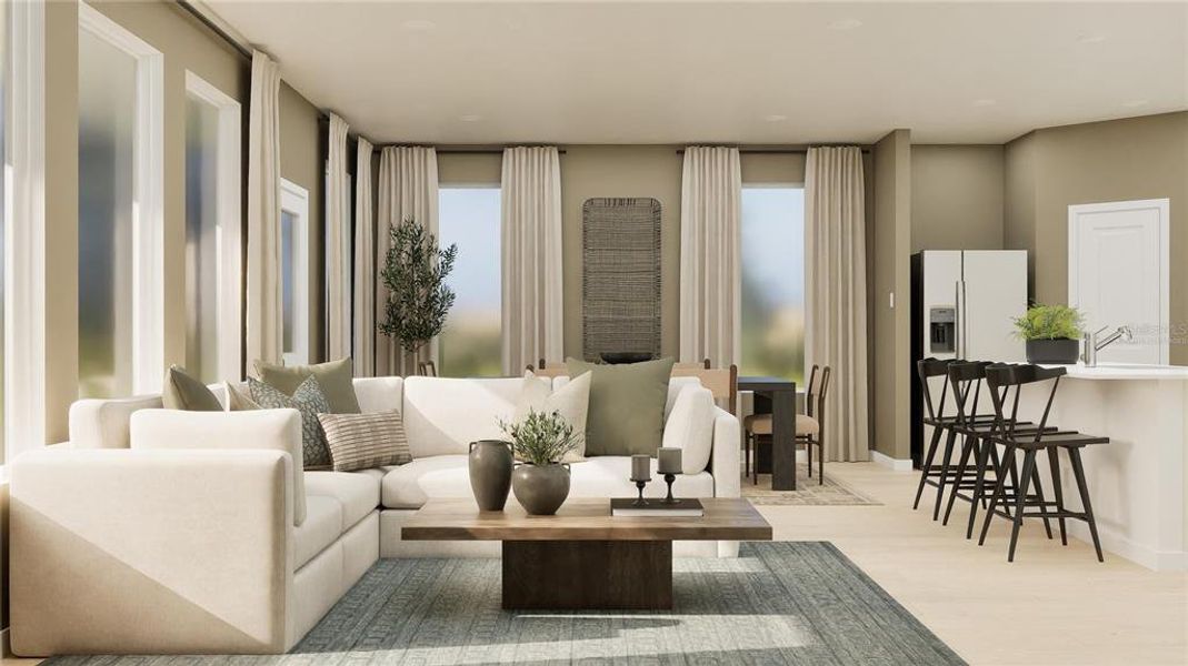 Furnished interior view inside a new home in Wellness Ridge: Classic Collection, Clermont (Image 12).