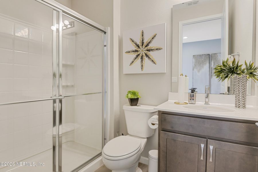 Furnished interior view inside a new home in , Jacksonville (Image 11). Furnished interior view inside a new home in , Jacksonville (Image 11).