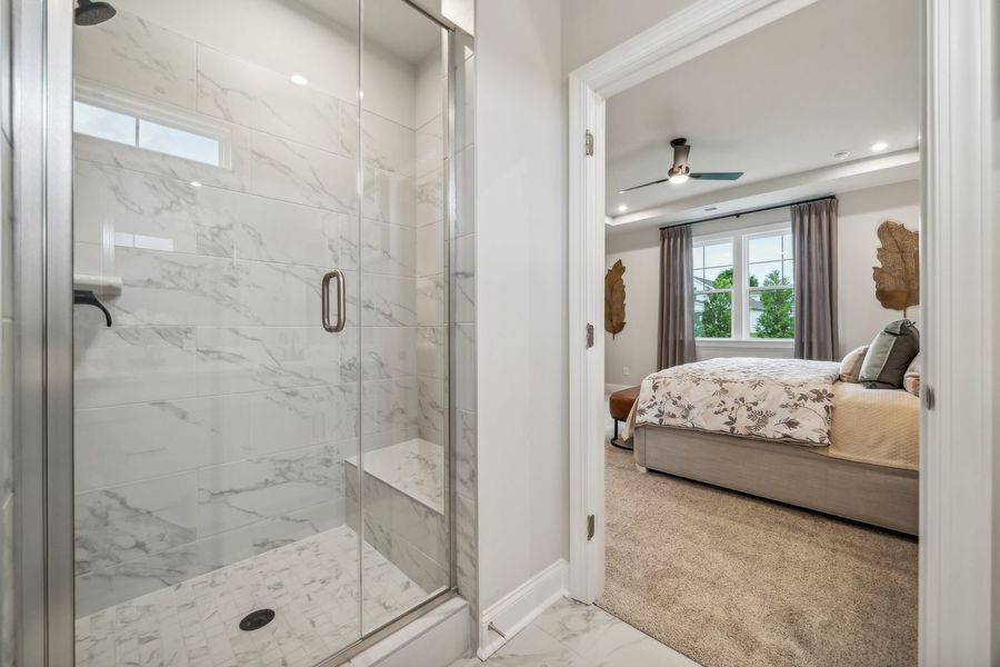 Furnished interior view inside a new home in The Beacon at Old Peachtree Single Family Homes, Lawrenceville (Image 244).