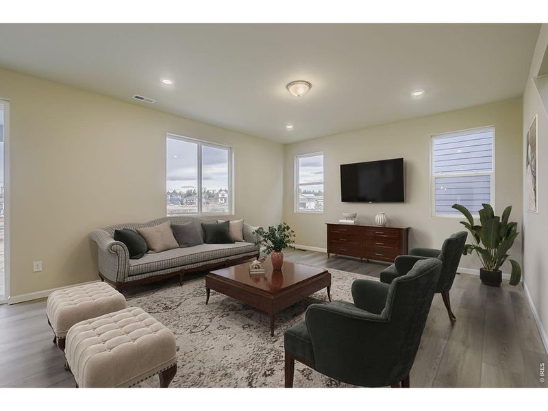 Furnished interior view inside a new home in Country Club Reserve, Fort Collins (Image 22).