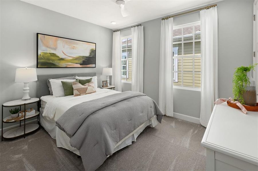 Furnished interior view inside a new home in Celebration - Island Village, Celebration (Image 9). Furnished interior view inside a new home in Celebration - Island Village, Celebration (Image 9).