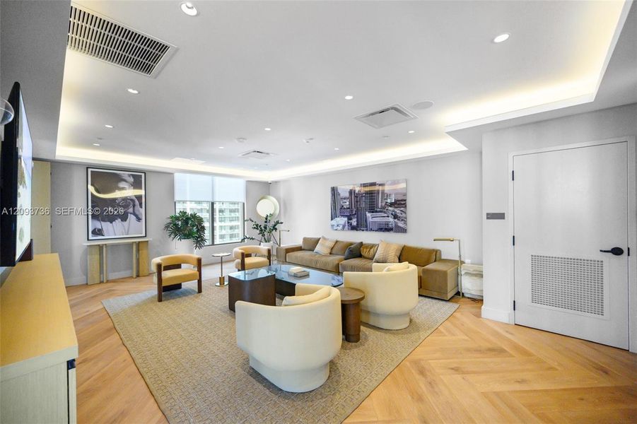 Furnished interior view inside a new home in , Miami (Image 6).