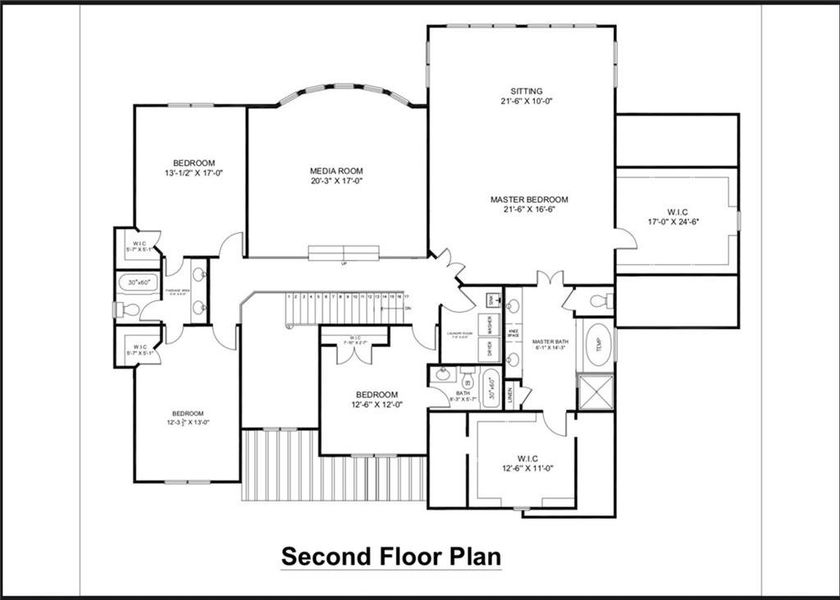 2D floor plan layout of this home in , Marietta, GA (Image 3).