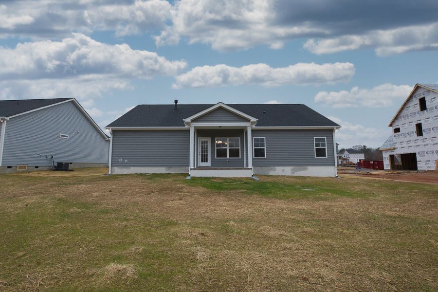 Representative exterior details of a home built from the Clarion by Caviness & Cates Communities in Maggie Way, Wendell (Image 10).