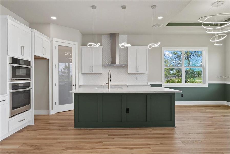 Furnished interior view inside a new home in , Parrish (Image 8).