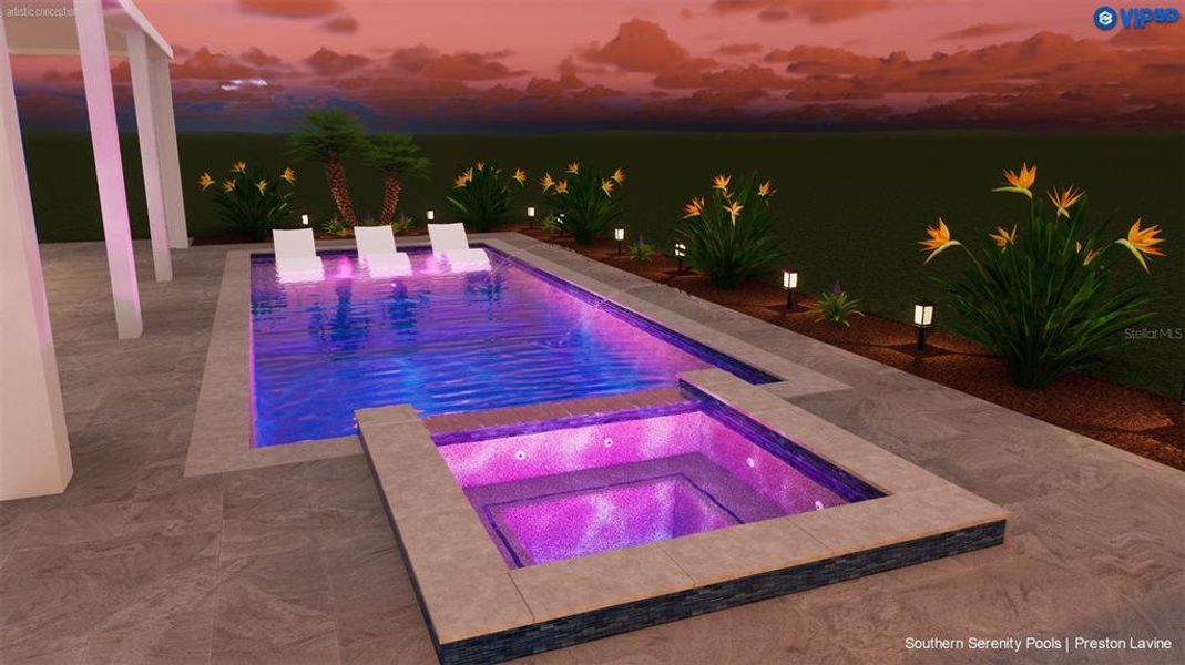 Exterior details and patio area of a home in , Wesley Chapel (Image 29).