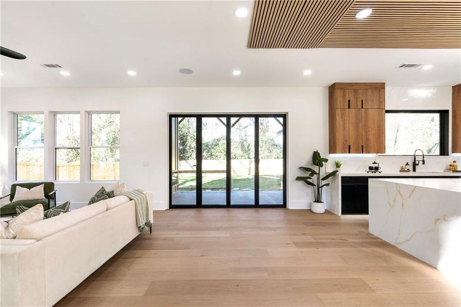 Furnished interior view inside a new home in , Decatur (Image 18).
