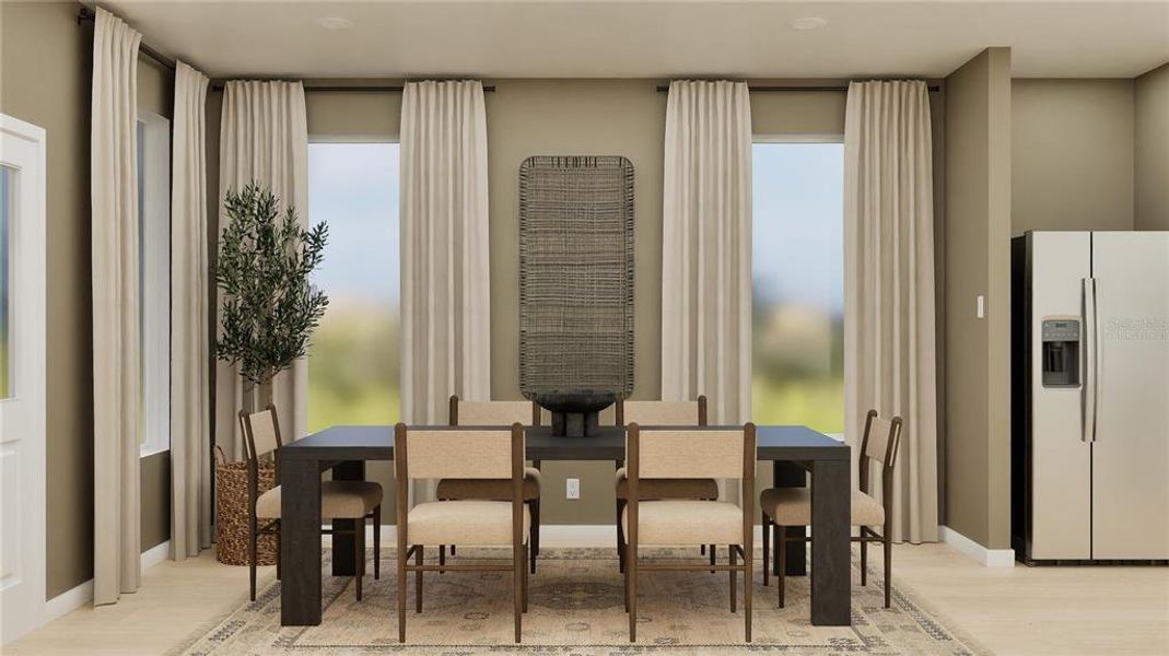 Furnished interior view inside a new home in Sugarloaf Ridge, Minneola (Image 11).