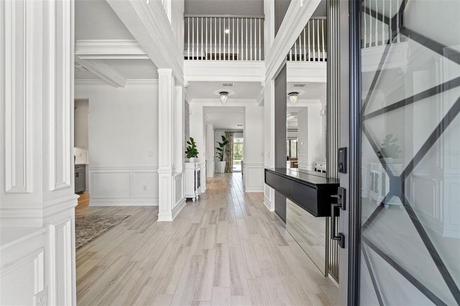 Furnished interior view inside a new home in Whispering Oaks Preserve, Wesley Chapel (Image 53).