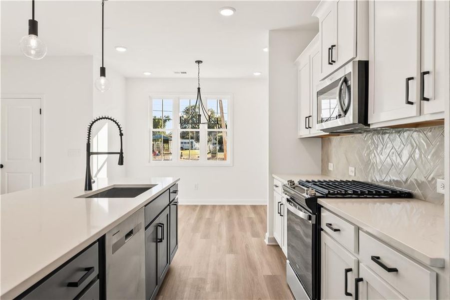 Furnished interior view inside a new home in East Park Village, Kennesaw (Image 5). Furnished interior view inside a new home in East Park Village, Kennesaw (Image 5).