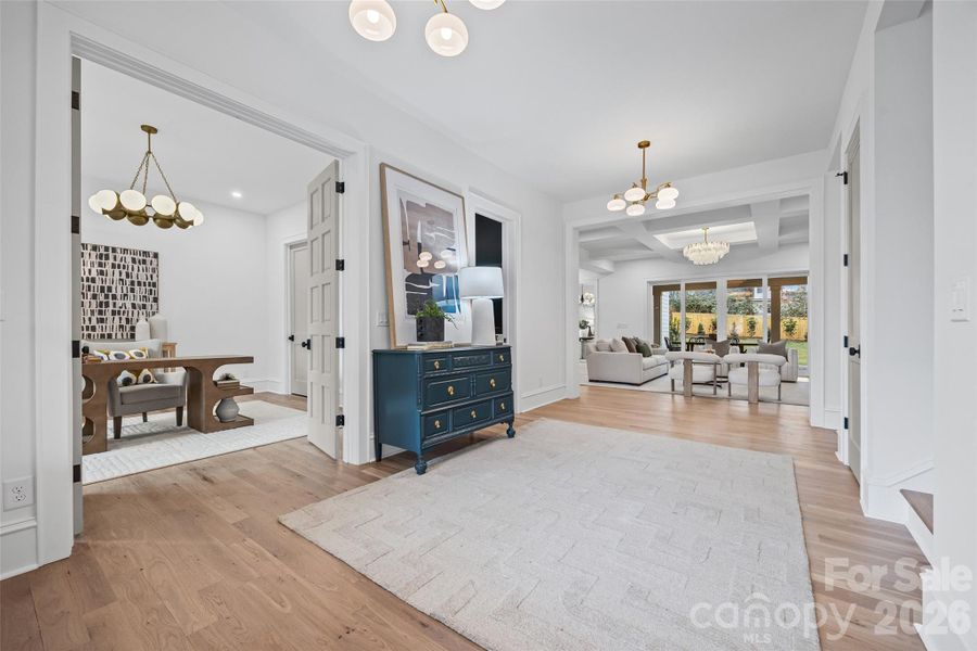 Furnished interior view inside a new home in , Charlotte (Image 5).