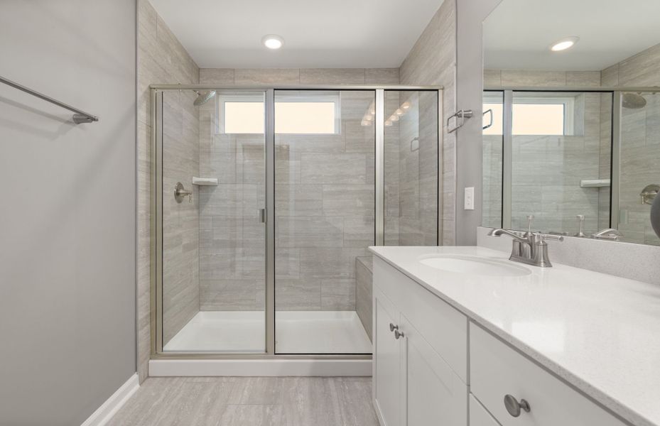 Representative furnished interior of a home built from the Crestwind by Pulte Homes in Mailman Post, Knightdale (Image 7).