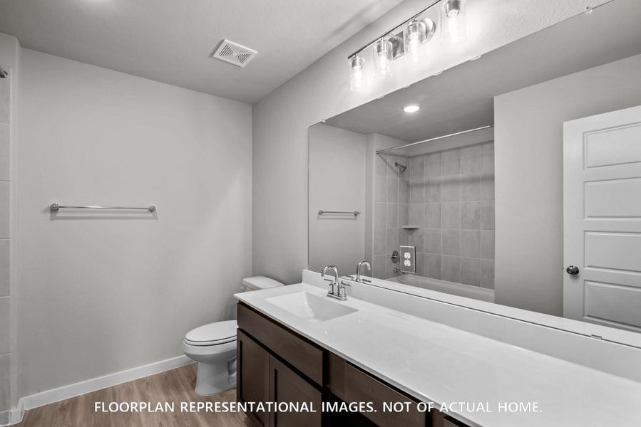 Furnished interior view inside a new home in Summerview, Fulshear (Image 8).