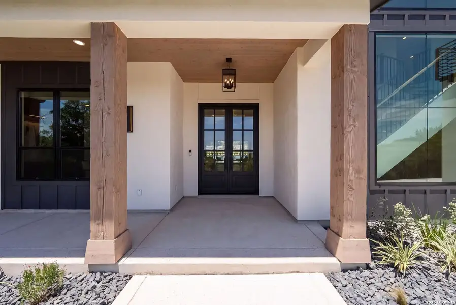 Exterior details and patio area of a home in , Boerne (Image 40).