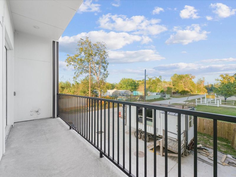 Exterior details and patio area of a home in , Houston (Image 3).