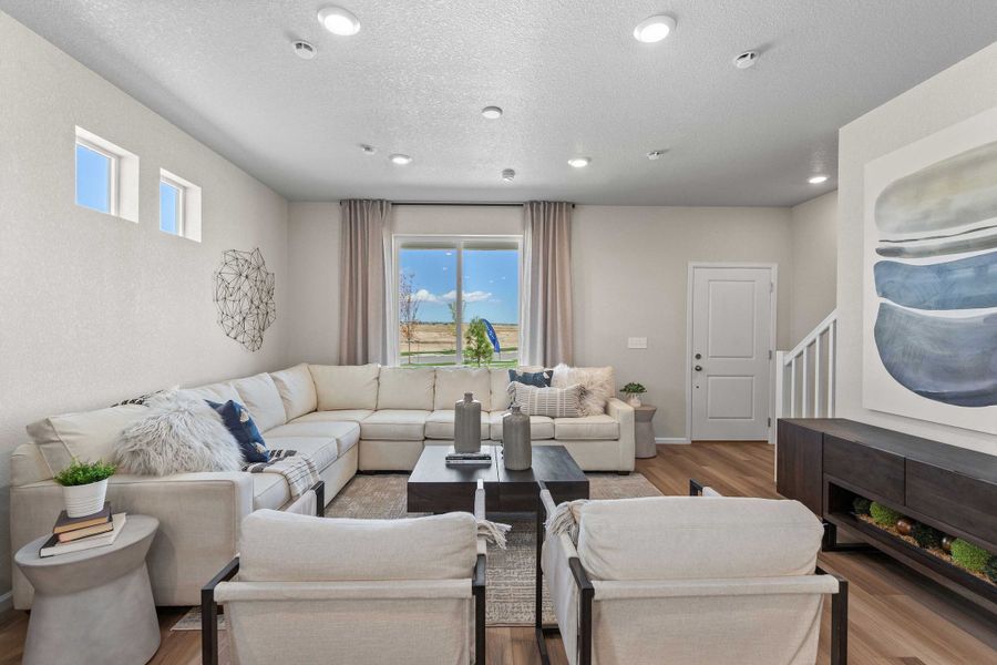 Furnished interior view inside a new home in Green Valley Ranch, Aurora (Image 10).