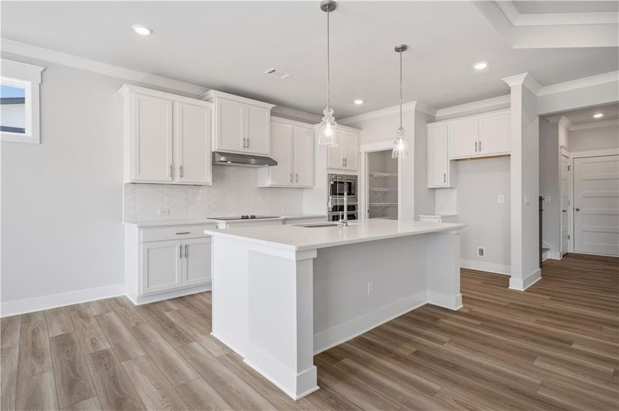 Furnished interior view inside a new home in Garland Meadows, Cartersville (Image 15).