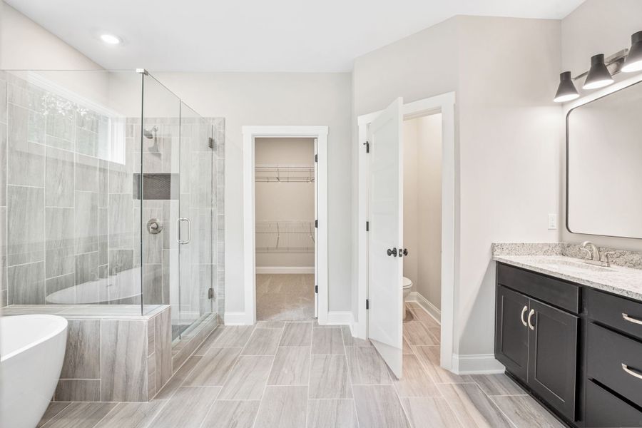 Furnished interior view inside a new home in Flint Farms, Concord (Image 10).