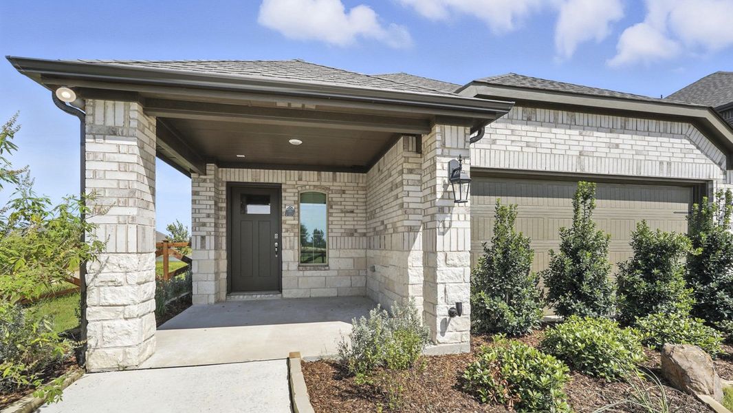 Representative exterior details of a home built from the Camila by D.R. Horton in Silverado, Aubrey (Image 3). Representative exterior details of a home built from the Camila by D.R. Horton in Silverado, Aubrey (Image 3).