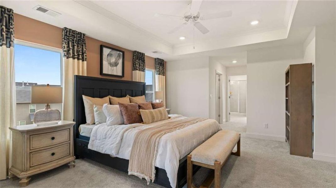 Furnished interior view inside a new home in The Gates at Pates Creek, Hampton (Image 62).