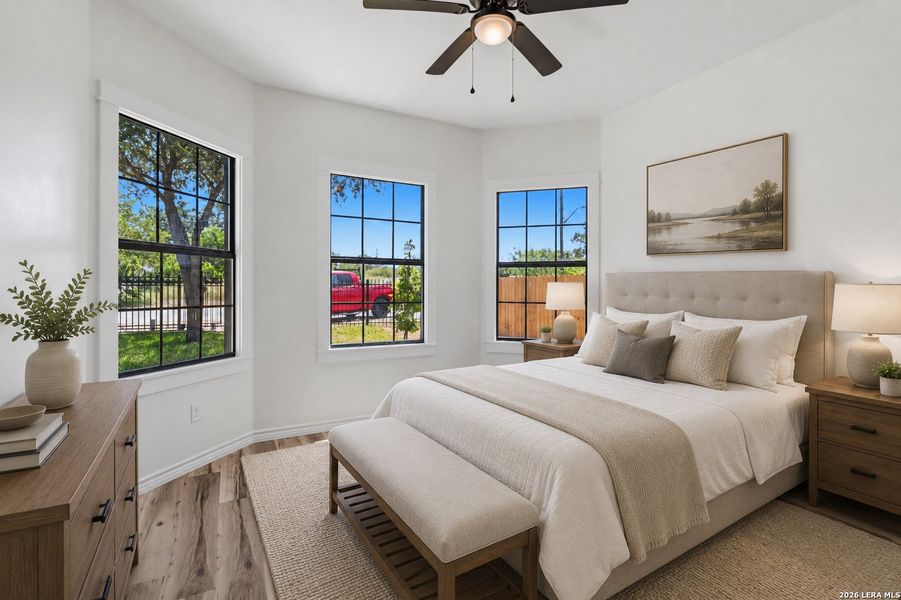 Furnished interior view inside a new home in , San Antonio (Image 6).