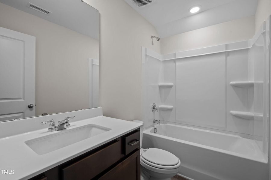 Furnished interior view inside a new home in Glenmere, Knightdale (Image 145). Furnished interior view inside a new home in Glenmere, Knightdale (Image 145).