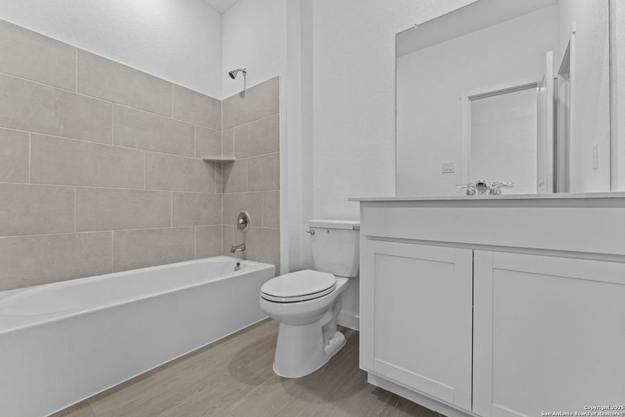 Furnished interior view inside a new home in Parkside: Coastline Collection, New Braunfels (Image 6).