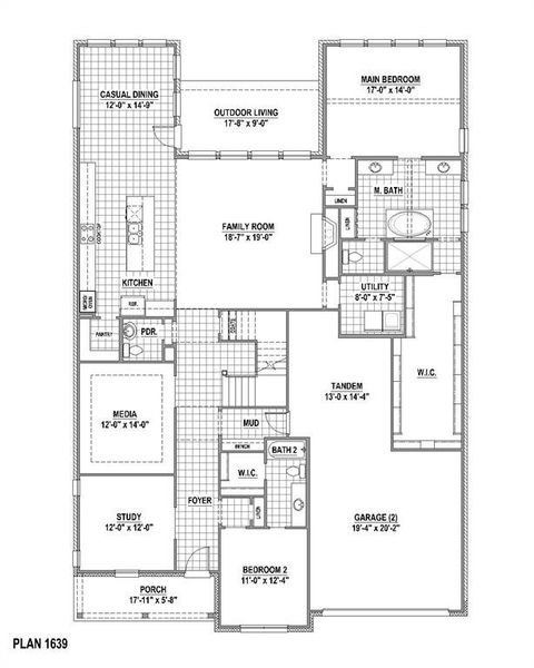 1st Level Floor Plan 1st Level Floor Plan