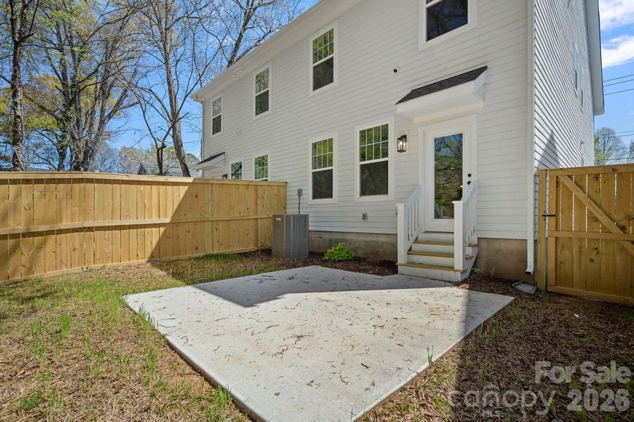 Exterior details and patio area of a home in , Charlotte (Image 21).