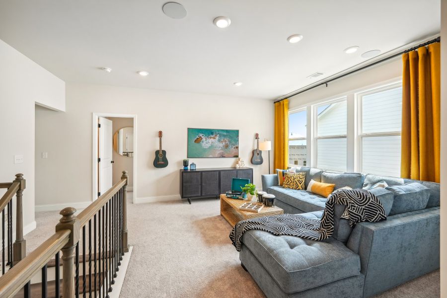 Representative furnished interior of a home built from the Essex by Taylor Morrison in Bennett Farm, Loganville (Image 21).
