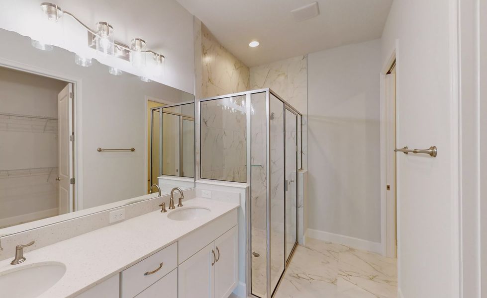 Furnished interior view inside a new home in Woodhaven, Port Orange (Image 11). Furnished interior view inside a new home in Woodhaven, Port Orange (Image 11).